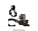 Kẹp kim loại gắn máy quay Gopro, Xiaomi, SJcamcho xe đạp, xe máy, khung xe, các vật dụng khác