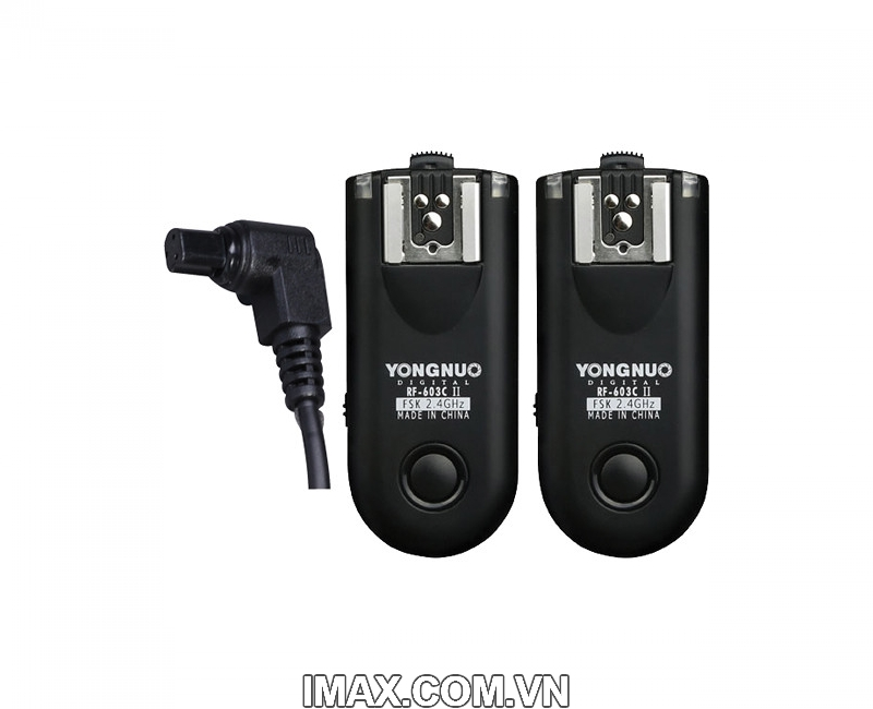 YongNuo RF-603 II C1 – Trigger Flash E Telecomando Wireless Per Canon EOS 1100D, 600D, 60D, 70D E Altri