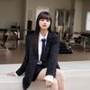  Áo Tweed đen kim tuyến 