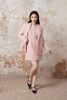  Váy tweed hồng, 4 túi 