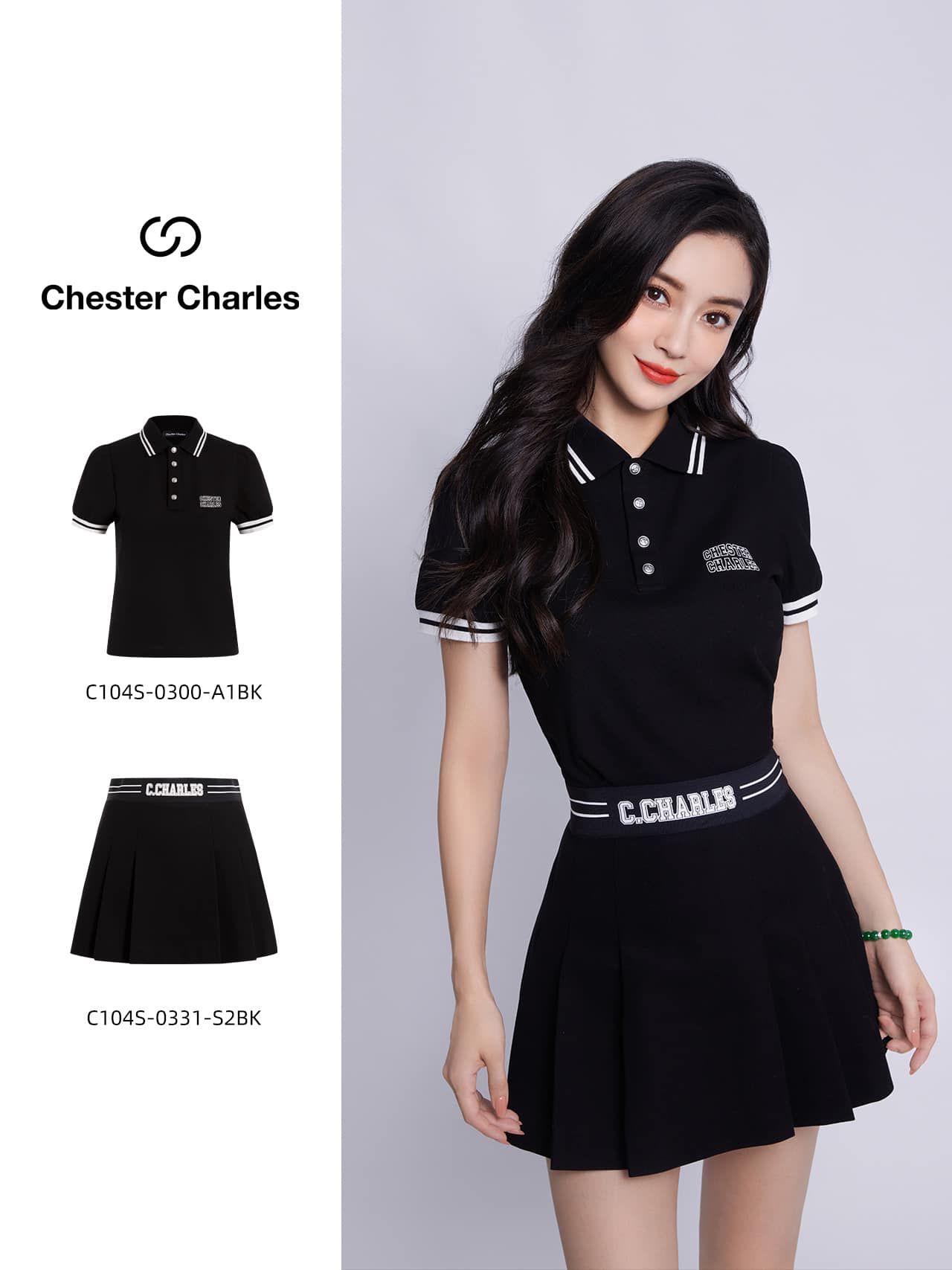  Áo polo cổ viền trắng 