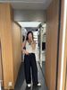  Áo 3 lỗ trắng viền đen - nơ xê quin 