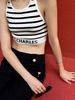  Áo 3 lỗ kẻ croptop 