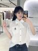  Sơ mi trắng ngắn tay - gấu nhỏ túi ngực 