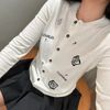  CDG trắng - hoa trà 