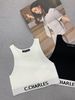  Áo tank top croptop trắng 