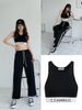  Áo tank top croptop đen 