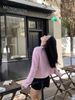  Áo CDG hồng phấn wool 