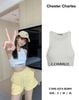  Áo tank top croptop trắng 