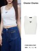  Áo tank top trắng tim ngực 