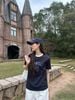  Áo phông navy 07, chữ blink 