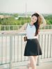  Áo 3 lỗ trắng viền đen 