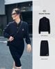  Chân váy navy gấu, chữ tà trắng(SET) 
