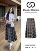  Chân váy caro kẻ CH SET 