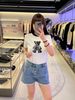  Áo T- shirt trắng gấu đen 