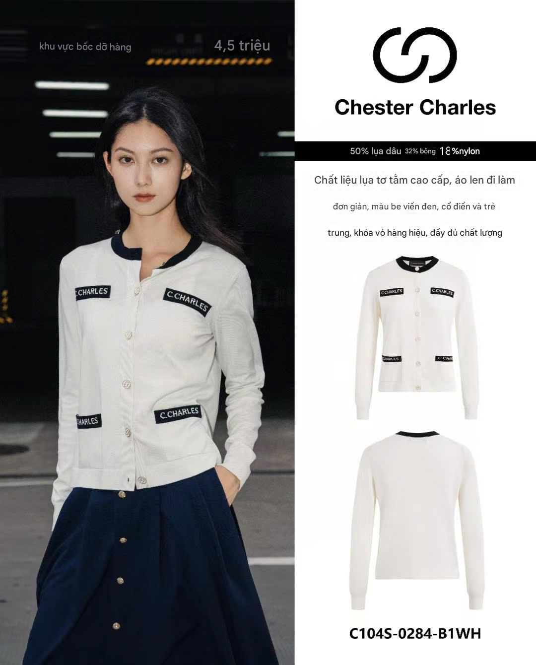  CDG trắng 4 túi viền chữ 