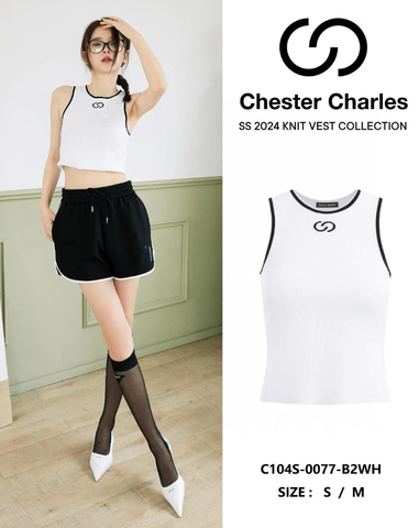  Áo 3 lỗ trắng viền đen 