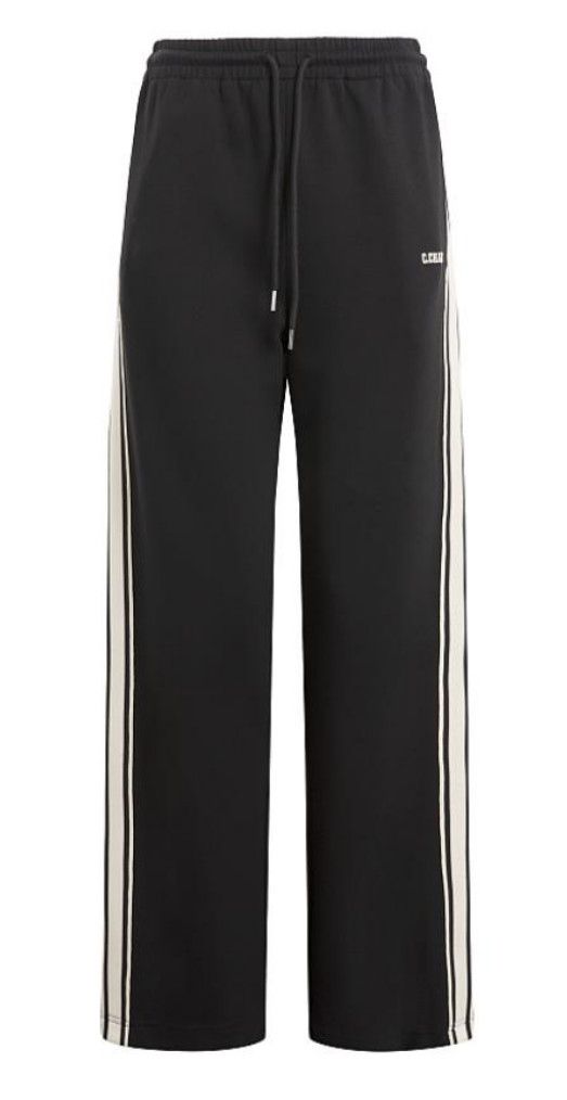  Bộ áo khoác và quần đen sọc trắng set 