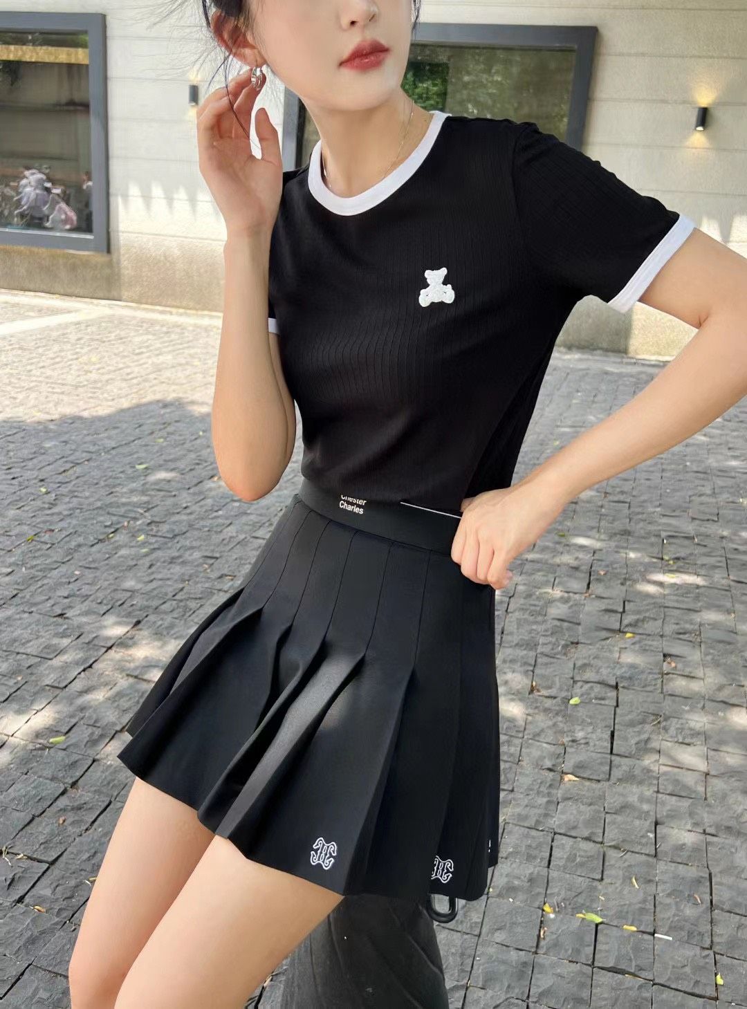  Áo thun Tăm- gấu trắng 