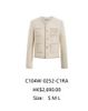  Áo dạ tweed be túi giả 