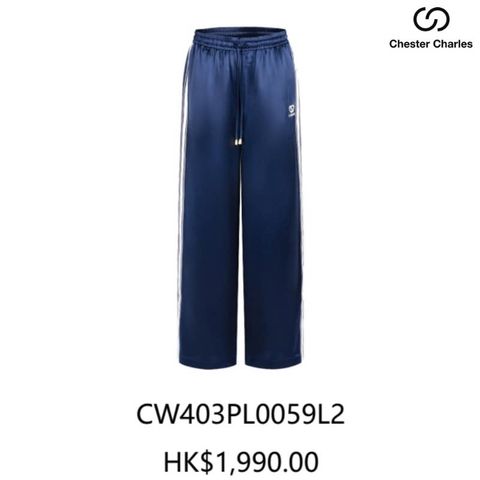  Quần phi lụa xanh, sọc trắng 