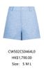  Quần short dạ tweed xanh 