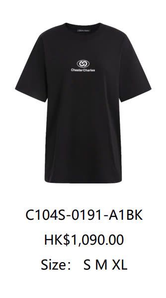  Áo phông đen - lưng nhiều logo 