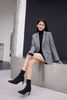  Áo vest kẻ caro - 2 túi 