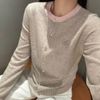  CDG xám cổ hồng chữ lồng CC 