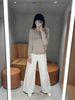  CDG xám cổ hồng chữ lồng CC 