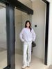  Áo len dài tay cashmere họa tiết ngực 