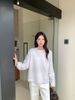  Áo len dài tay cashmere họa tiết ngực 