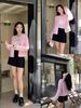  Áo CDG hồng phấn wool 