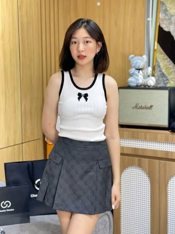  Chân váy full logo vải mềm 2 túi 