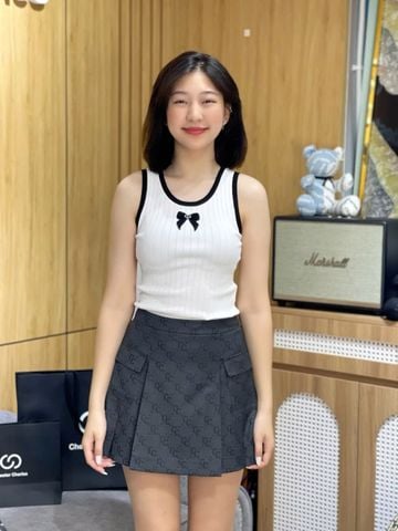  Chân váy full logo vải mềm 2 túi 