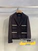  Áo dạ tweed-túi viền trắng 