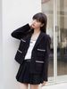  Áo dạ tweed-túi viền trắng 