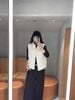 Phao gile trắng hoa trà logo ngực trái 