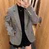  Áo vest kẻ caro - 2 túi 
