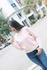  Áo len hồng trắng 