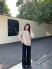  Áo len cổ tròn màu Camel 