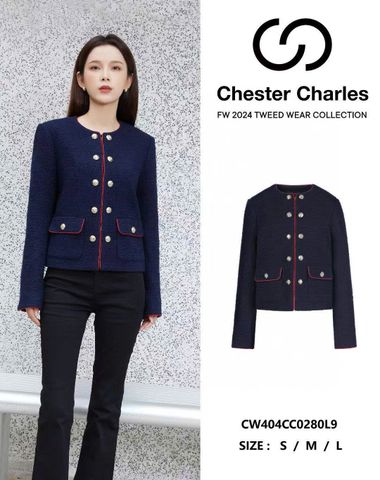  Áo dạ 2 hàng cúc 