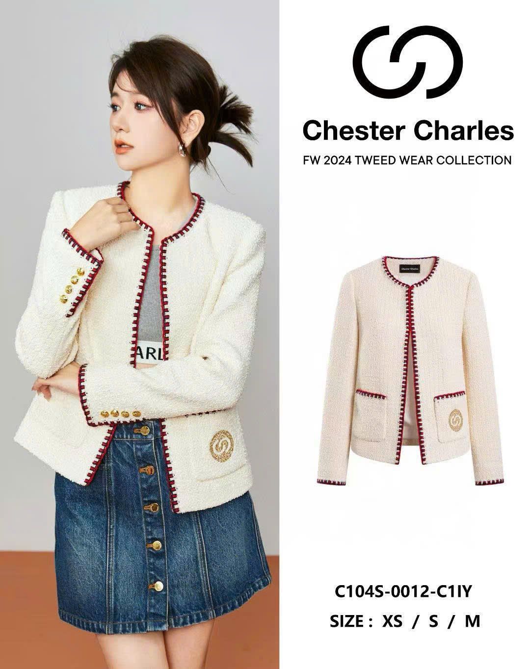  2.Áo dạ viền đỏ 