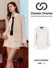  Áo dạ tweed chấm sắc màu 