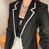  Áo Vest đen viền trắng 