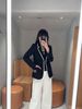  Áo Vest đen viền trắng 