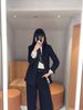  Áo vest đen - kèm dây nơ trắng 