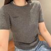  Áo len Ghi xám cổ tròn 