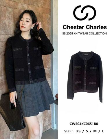  Áo CDG đen viền xám -4 túi 