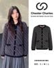  CDG kẻ chéo 2 túi logo CC 